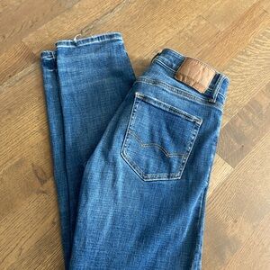 American Eagle Outfitters Blue Straight Jeans Next Level Flex